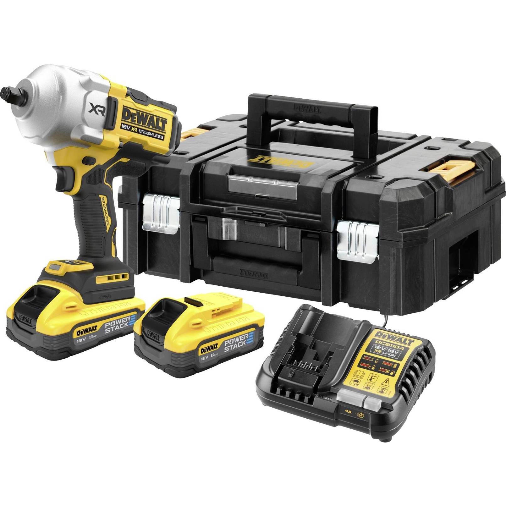 DEWALT DCF961H2T-QW Akku-Schlagschrauber 135 U/min | 1.220 U/min | 1.626 U/min | 1.496 U/min 18 V 5.0 Ah Li-Ion bürstenlos,