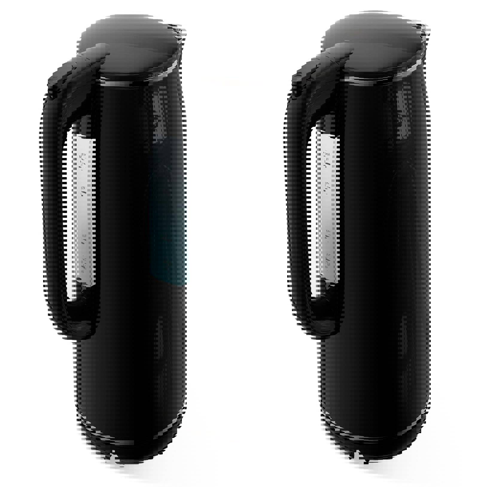 Kalorik - TKG JK 2000 - Edelstahl Wasserkocher schnurlos mit Display, Schwarz | 1.7L, 2200W