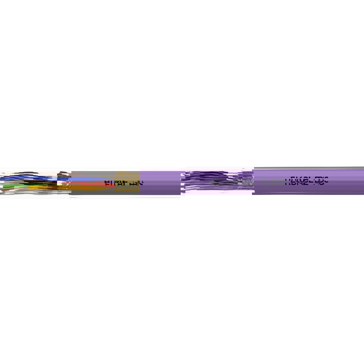 Helukabel - 81077 - EIB/KNX Busleitung 4x2x0.5mm², Blau-Lila, PVC, Folienschirm, Flammwidrig, 100m
