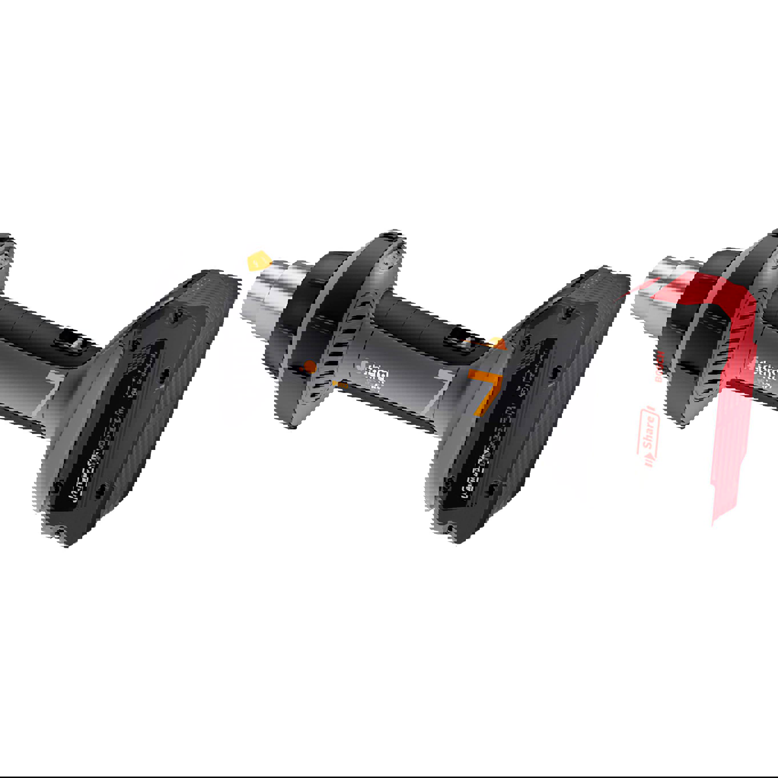 Steinel Akku Heißluftpistole MH 7 | Heißluftgebläse inkl. 8.0 Ah Bosch AMPShare Akku | 150°-550°C | startklar in 4 Sek.