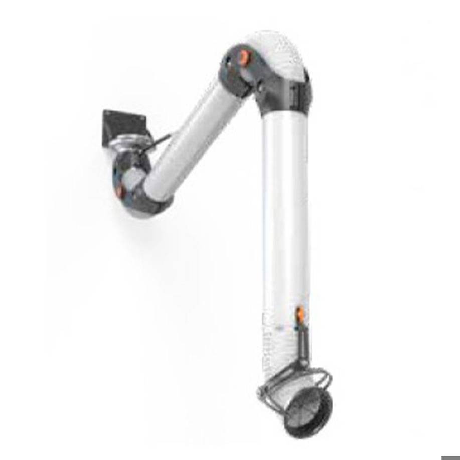 Absaugarm PRX 4000-125W | weiß | 4000 mm | Ø 125 mm | mit Rohrsystem