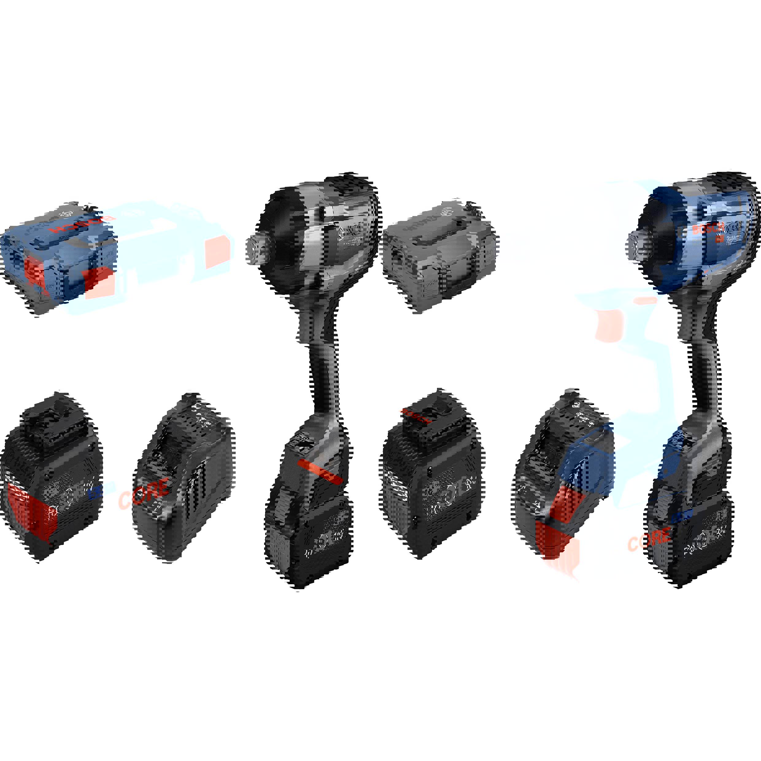 Bosch Professional GAL1880 L-Boxx 06019J8503 Akku-Drehschlagschrauber 1050 Nm 18 V Anzahl mitgelieferte Akkus 2 5.5 Ah L