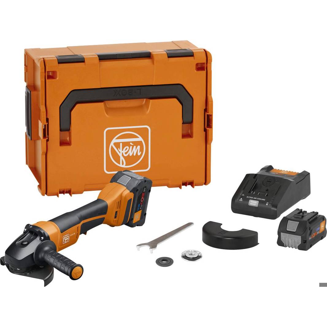 Fein CCG 18-125-12 PD AS Set ProCore 71221862000 Akku-Winkelschleifer 125 mm inkl. Akku | inkl. Ladegerät | inkl. Koffer 1