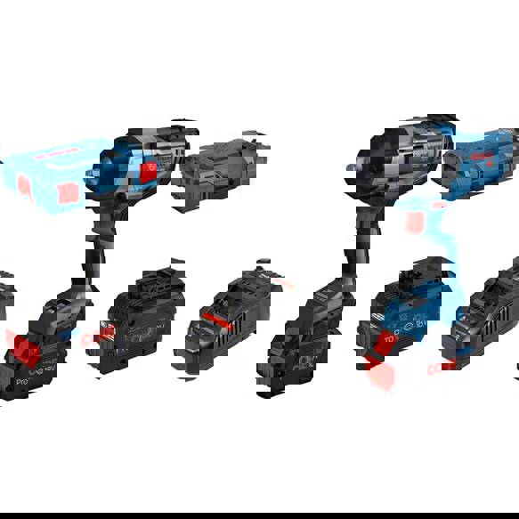 Bosch Professional GDS 18V-1000 06019J8303 Akku-Drehschlagschrauber 1000 Nm 18 V Anzahl mitgelieferte Akkus 2 5.5 Ah Li-