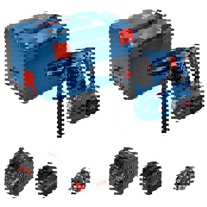Bosch Professional GBH 18V-28 CF SDS-Plus-Akku-Bohrhammer 18 V Li-Ion inkl. Akku | inkl. Ladegerät | inkl. Koffer