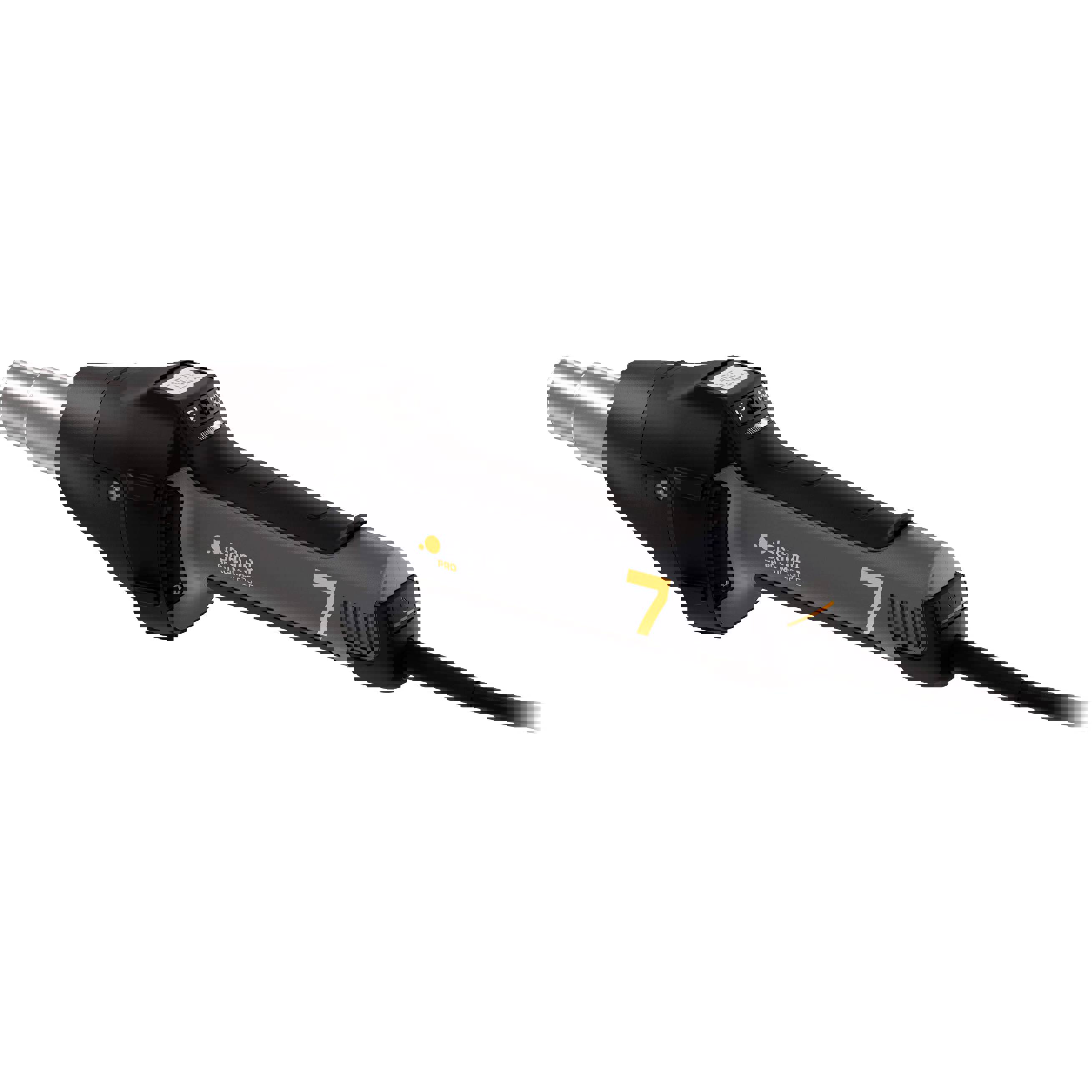 Steinel Heißluftpistole HM 2620 E | 2300 W Stab-Heißluftgebläse | 50°-700° C | LCD-Display | Keramikheizung | Loc-Funktion