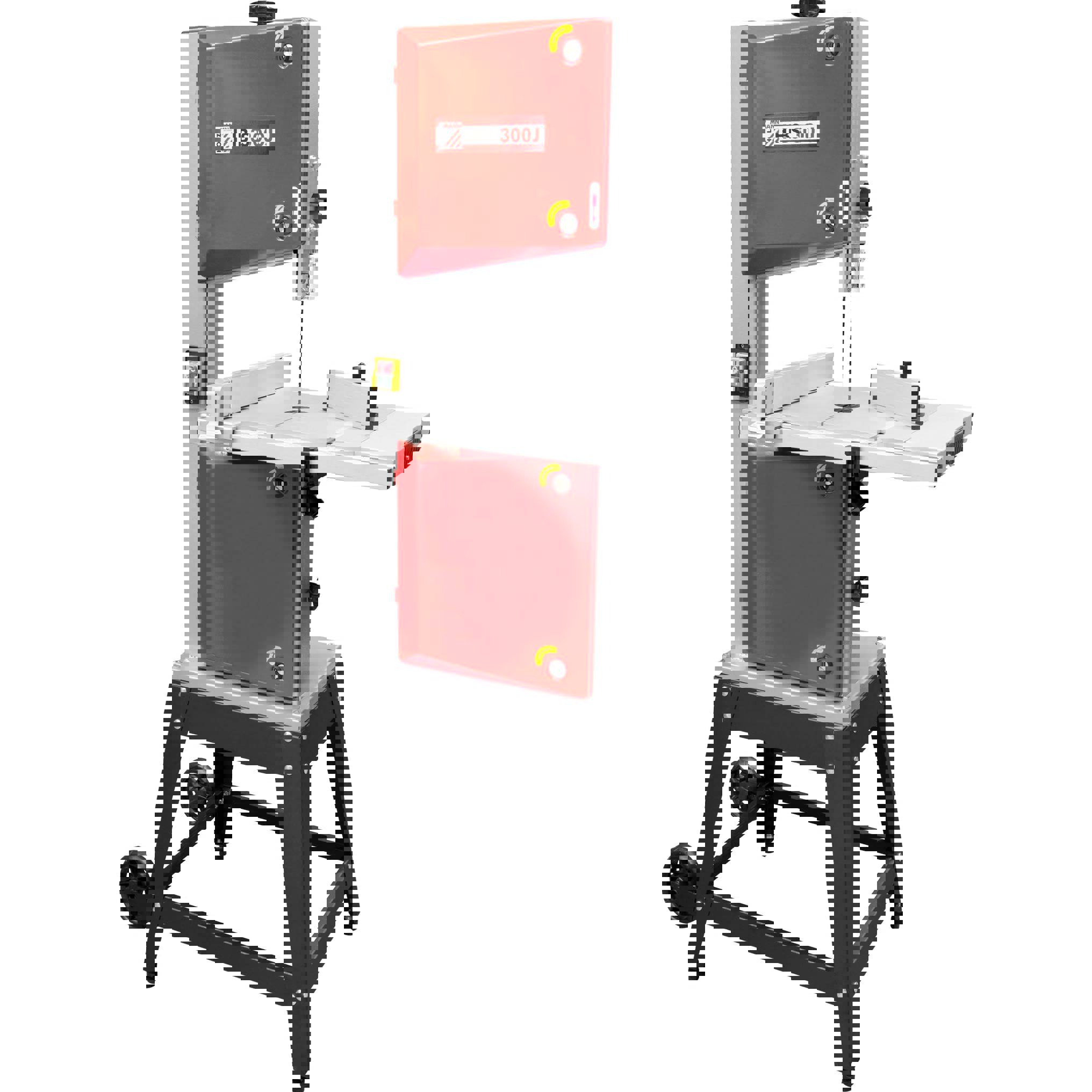 Holzmann Maschinen Bandsäge HBS300J_230V Schnitttiefe (max.) 165 mm 230 V 735 W Sägeblatt-Länge 2240 mm