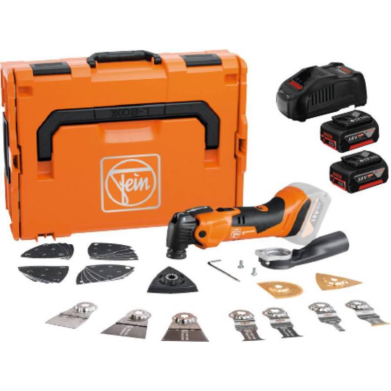 Akku-Multi-Tool Multimaster AMM 500 Plus TOP 65196+61466 Typ Set Opt. | Lieferumfang 2x 5,0 Ah Akkus | Ladegerät GAL 1880