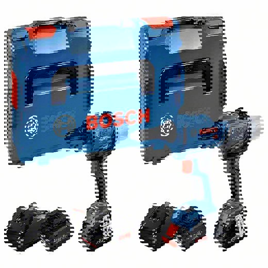 Bosch Professional GRG 18V-16 C 0.601.9K5.001 Akku-Nagler inkl. 2. Akku | inkl. Ladegerät | inkl. Koffer