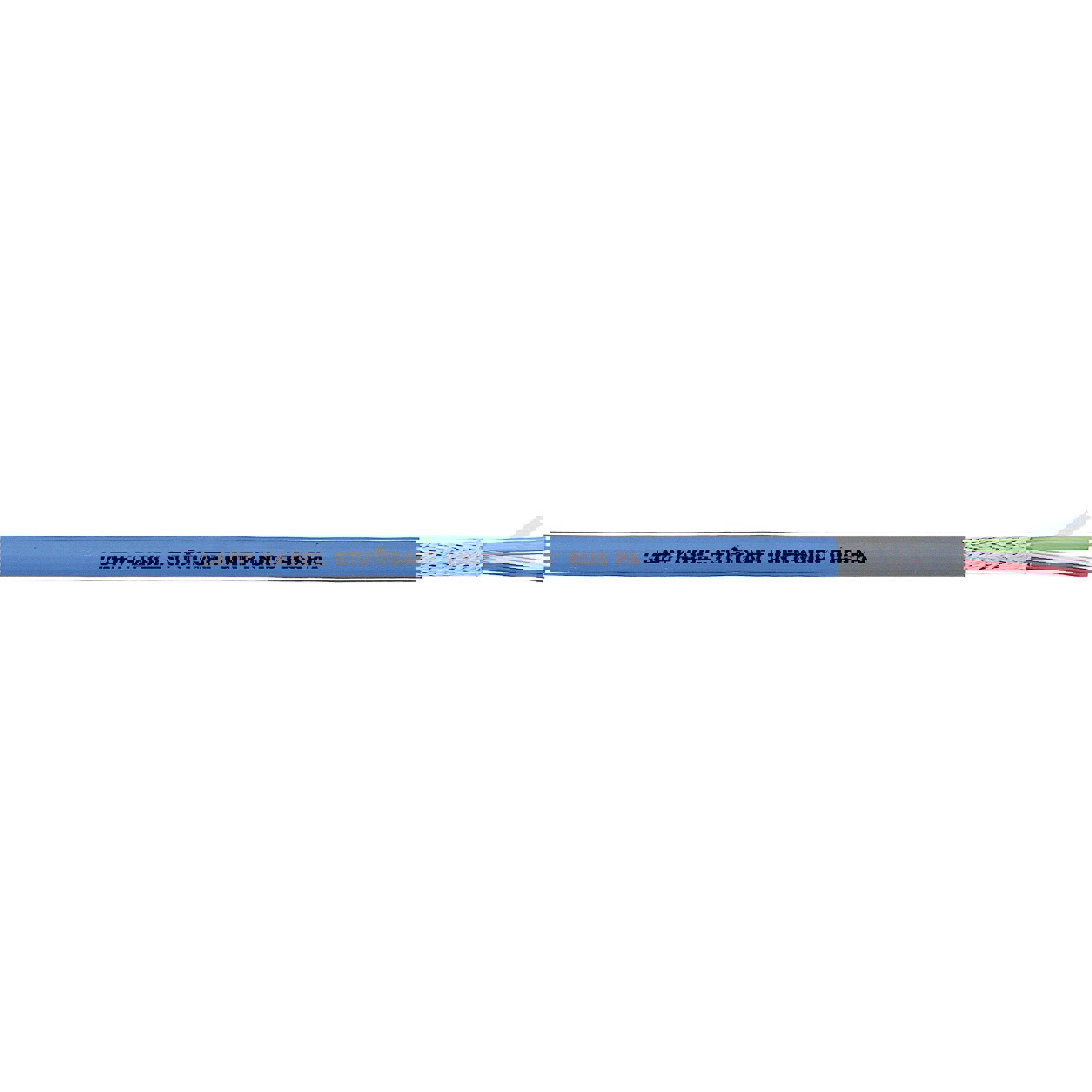 LAPP - 2170234/1 UNITRONIC® BUS-Blau Busleitung 1x2x1mm² PVC, Geschirmt, Flammwidrig, Kupfer-Leiter