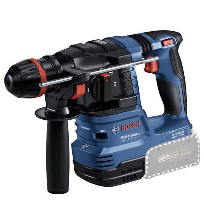 Bosch Professional GBH 18V-22 X ONECHUCK-Akku-Bohrhammer 18 V 4 Li-Ion