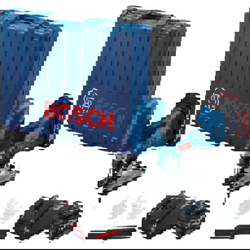 Akku-Stabstichsäge GST18V-125 S 63753+61462 Typ Set Opt. B Lieferumfang 2x GBA 18V 4.0Ah | GAL 18V-40 | 1x Stichsägeblatt