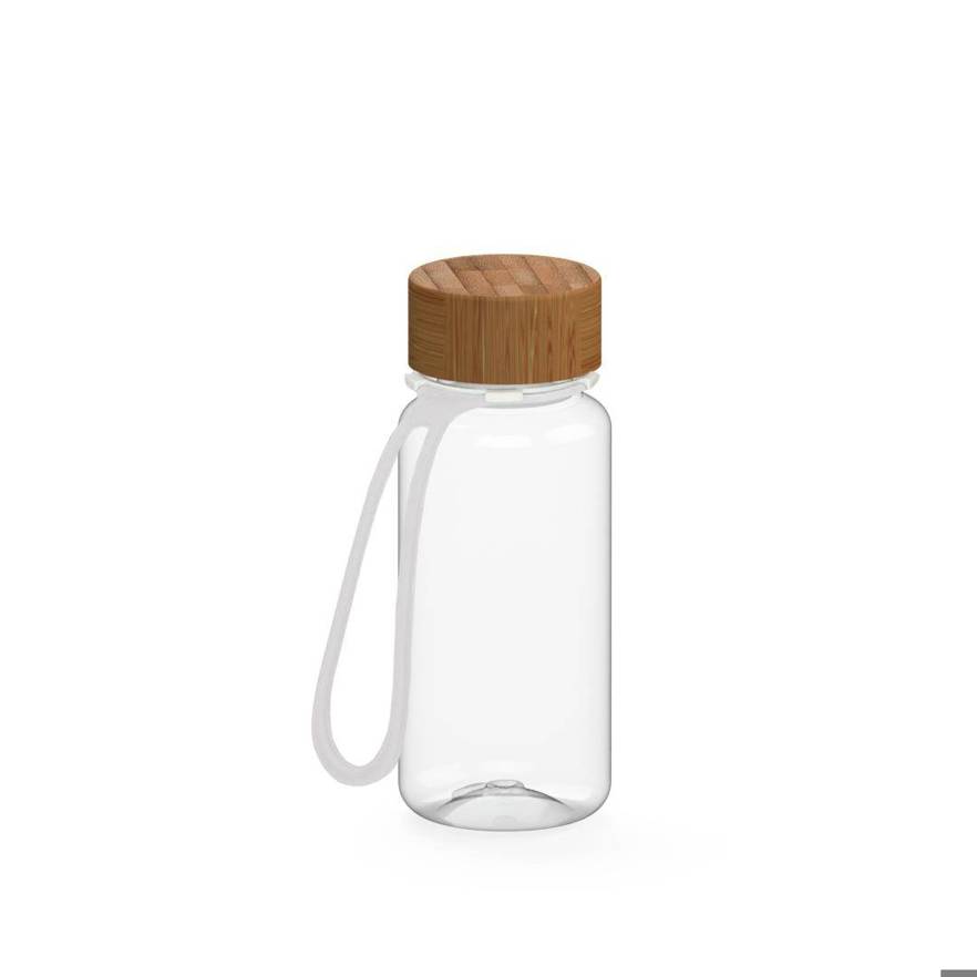 Elasto - Natural Trinkflasche (inkl. Strap) - 400ml - Transparent