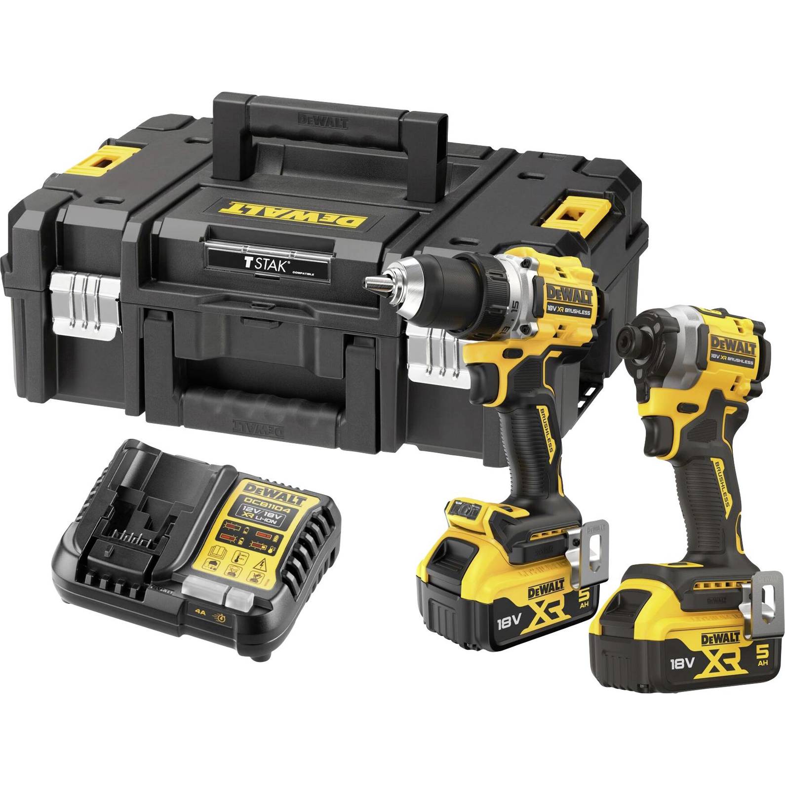 DEWALT DCK2051P2T-QW Werkzeugset
