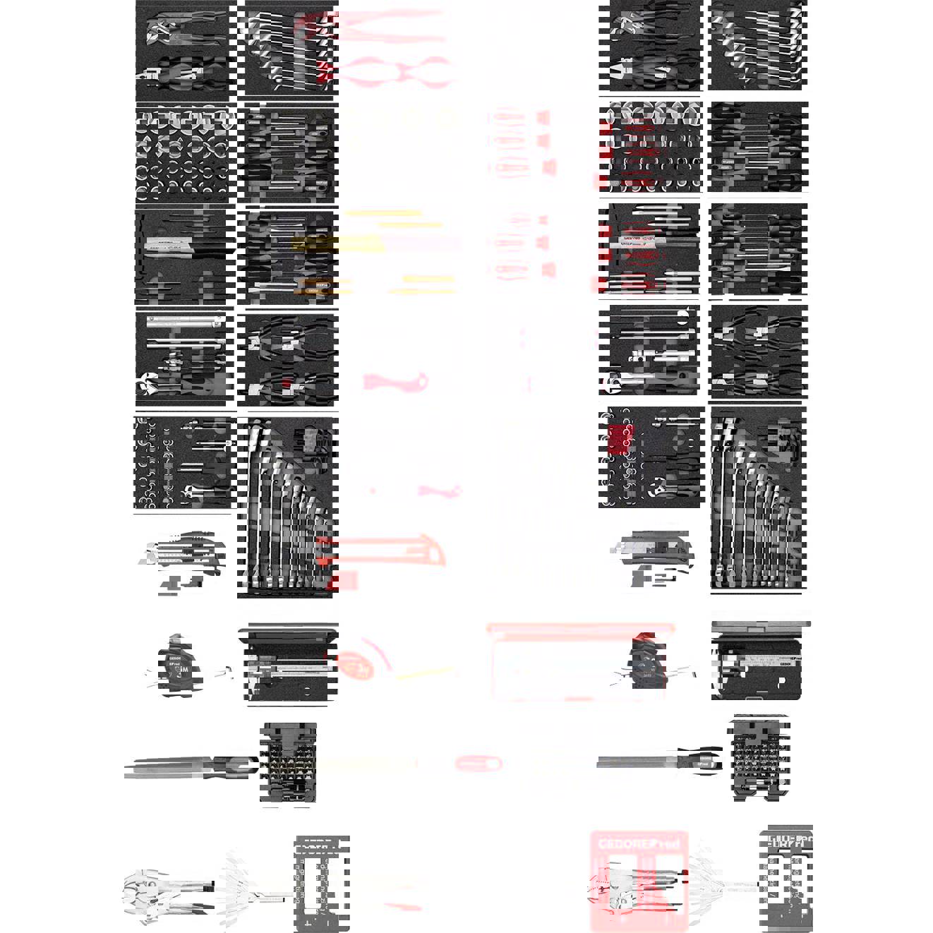 Gedore RED R21010002 3301657 Werkzeugset