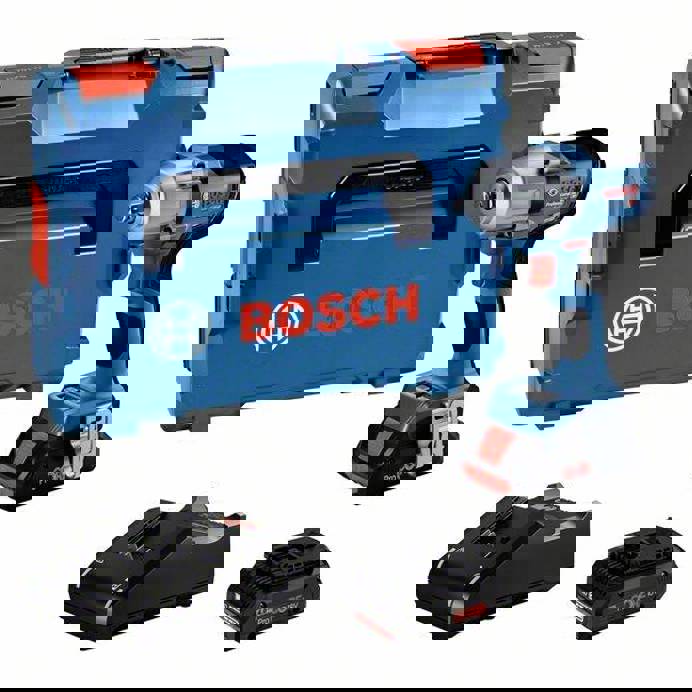 Bosch Professional GDS 18V-450 HC (2x GBA 5,0Ah | L-BOXX) 06019K4003 Akku-Drehschlagschrauber 450 Nm 18 V Anzahl mitgelie