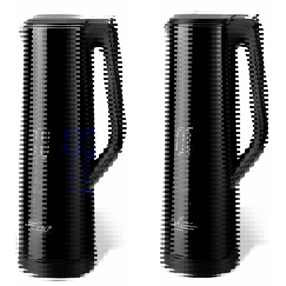 Profi Cook - PC-WKS 1243 - Edelstahl Wasserkocher Schwarz, 2200W, 1.7L