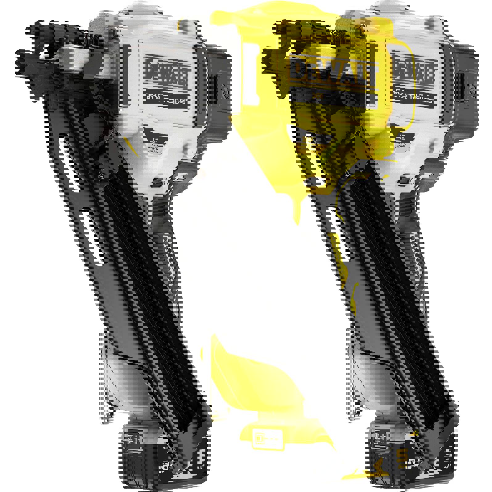 DEWALT DCN930P2-QW Akku-Nagler bürstenlos | inkl. 2. Akku | inkl. Ladegerät