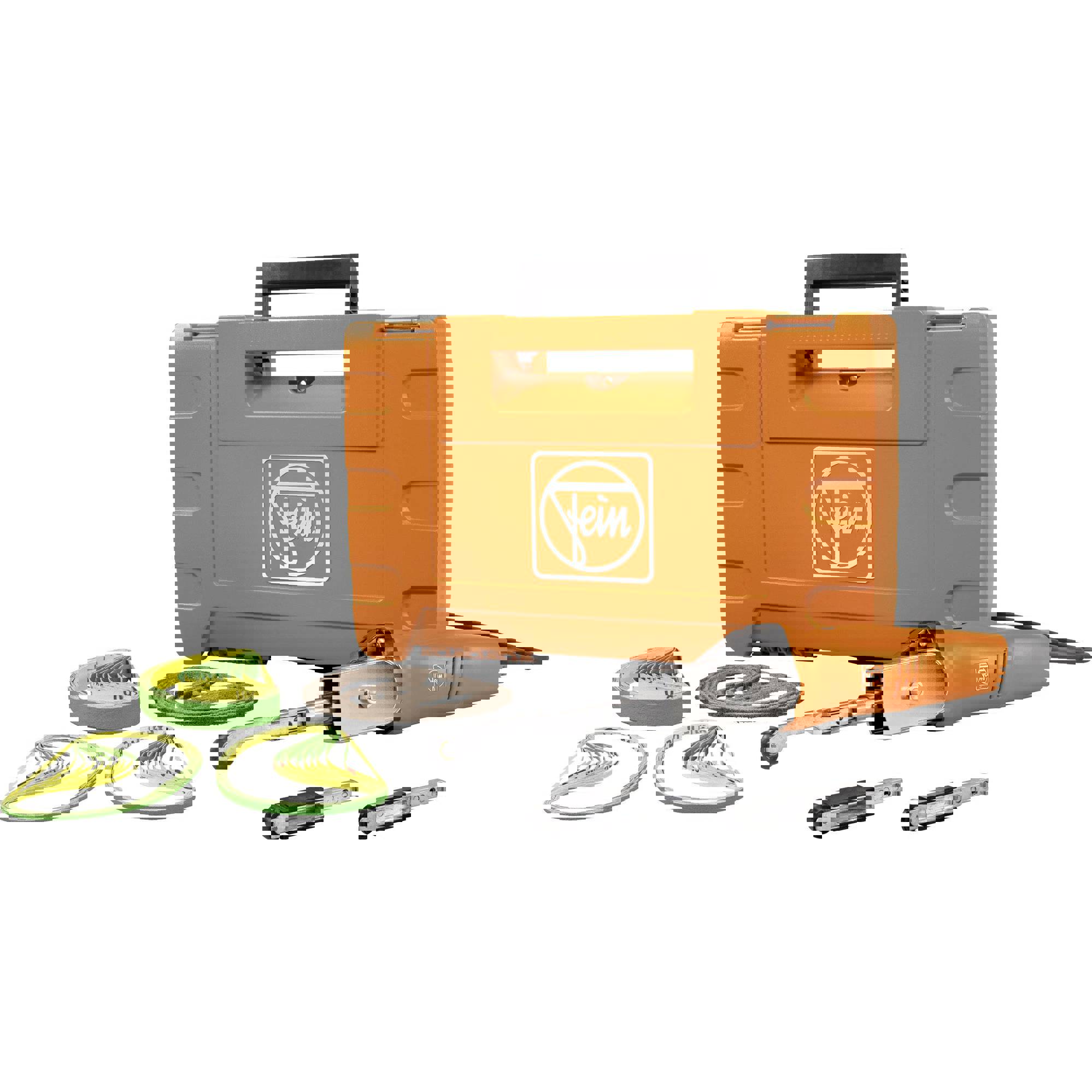 Fein BF10-280E 7 228 05 51 00 0 Bandfeile mit Zubehör | inkl. Koffer 800 W Band-Breite 3 mm | 6 mm | 20 mm Band-Länge 520 m