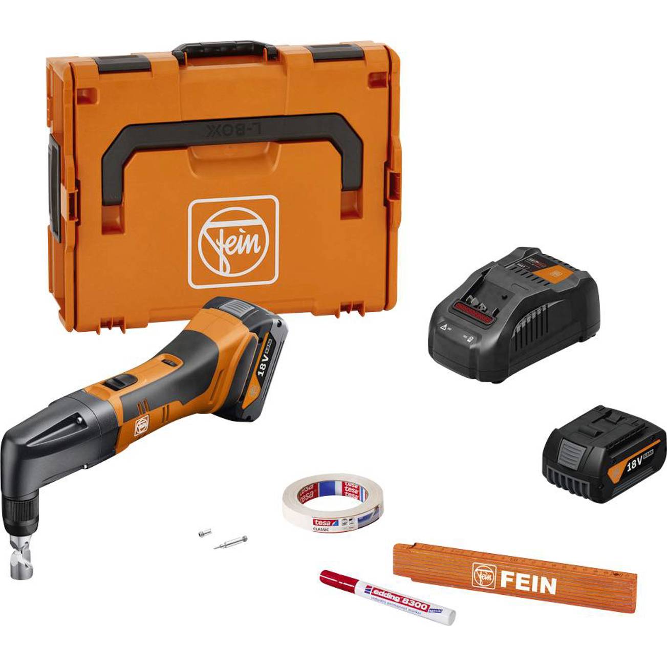 Fein Akku-Knabber ABLK 18 1.6 E AS Set 2x 5Ah 71321164000 Akkuspannung 18 V