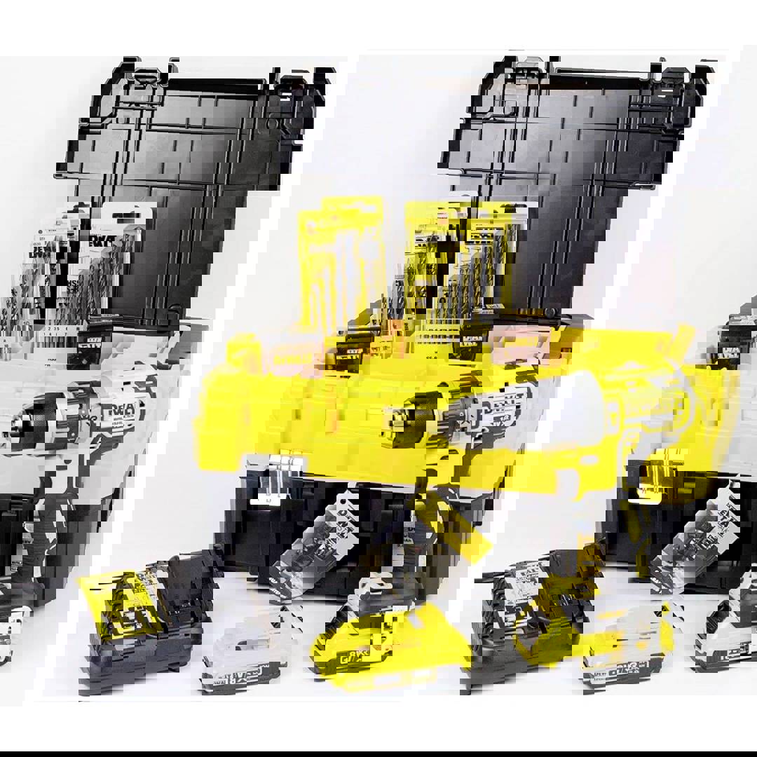 DEWALT DCK796D2T 2-Gang-Akku-Schlagbohrschrauber mit Zubehör