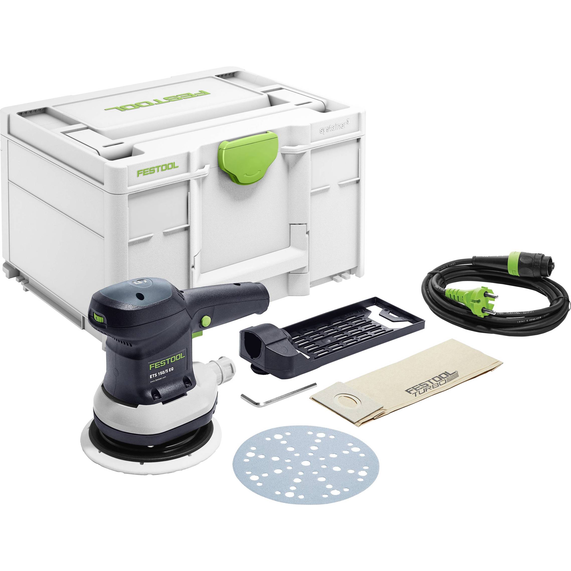 Festool ETS 150/5 EQ-Plus 576080 Exzenterschleifer 310 W Ø 150 mm