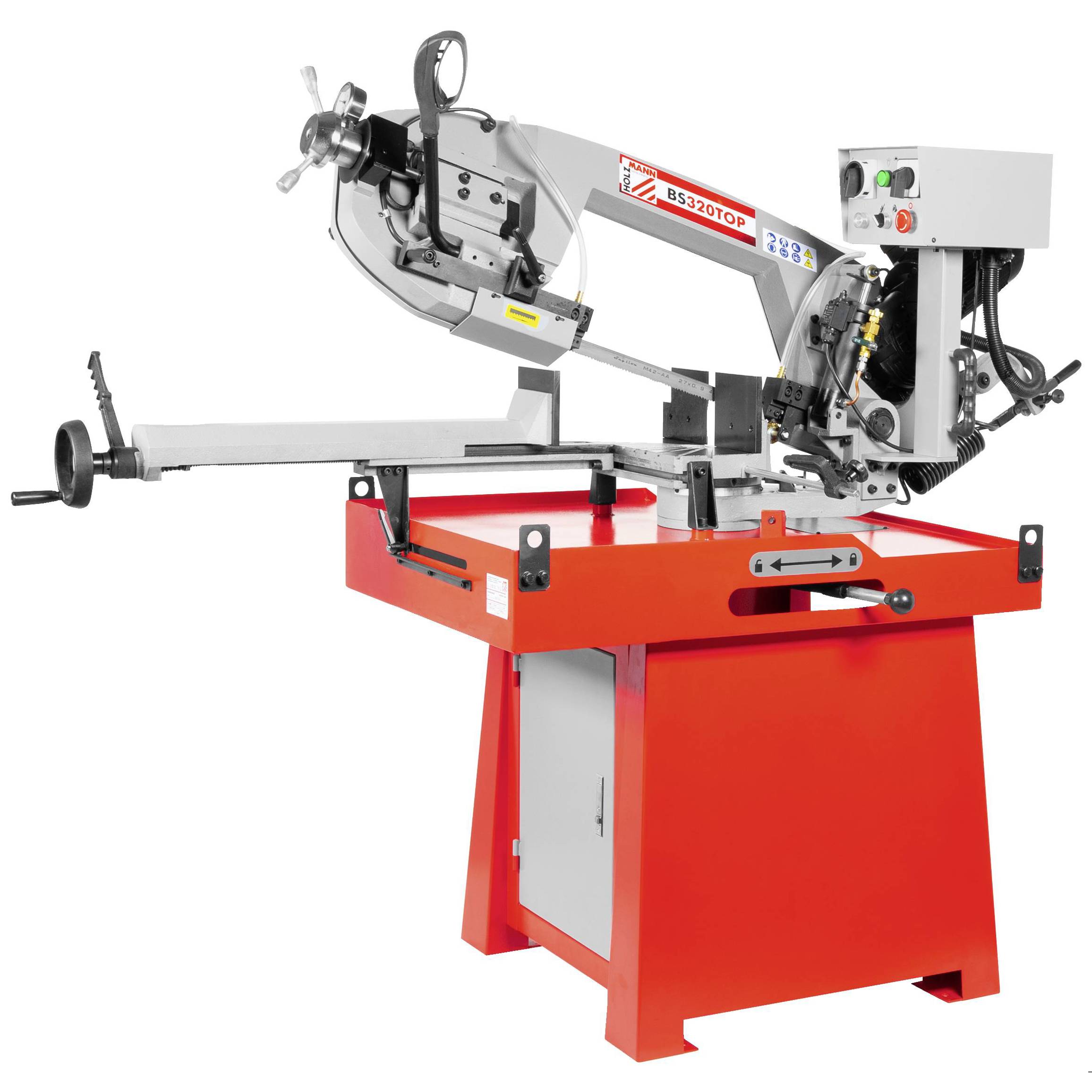 Holzmann Maschinen Metallbandsäge BS320TOP_400V 400 V 1100 W Sägeblatt-Länge 2680 mm