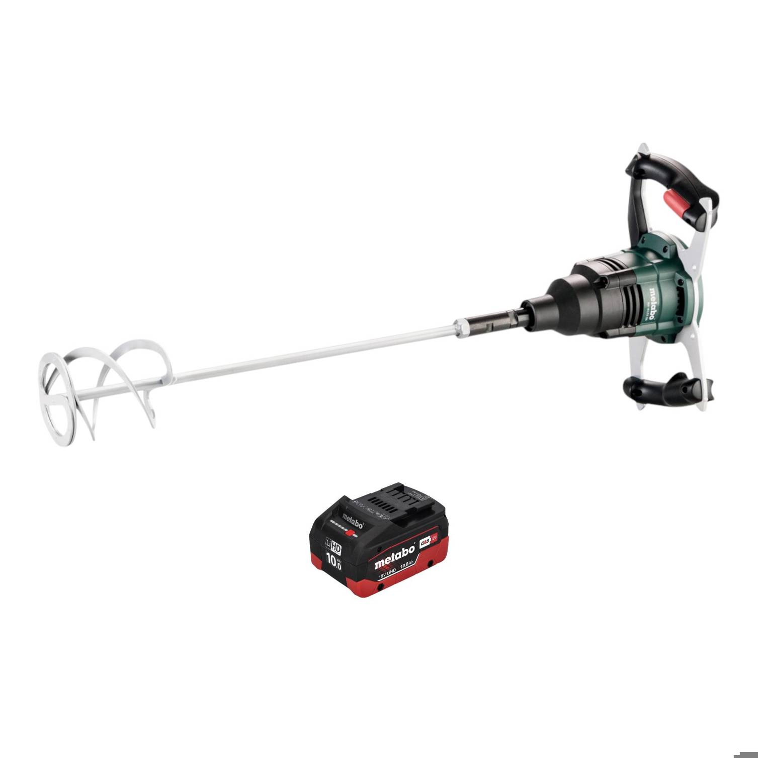 Metabo RW 18 LTX 120 Akku Rührwerk 18 V 40 l Mischmenge 1x LiHD Akku 10,0 Ah | ohne Ladegerät