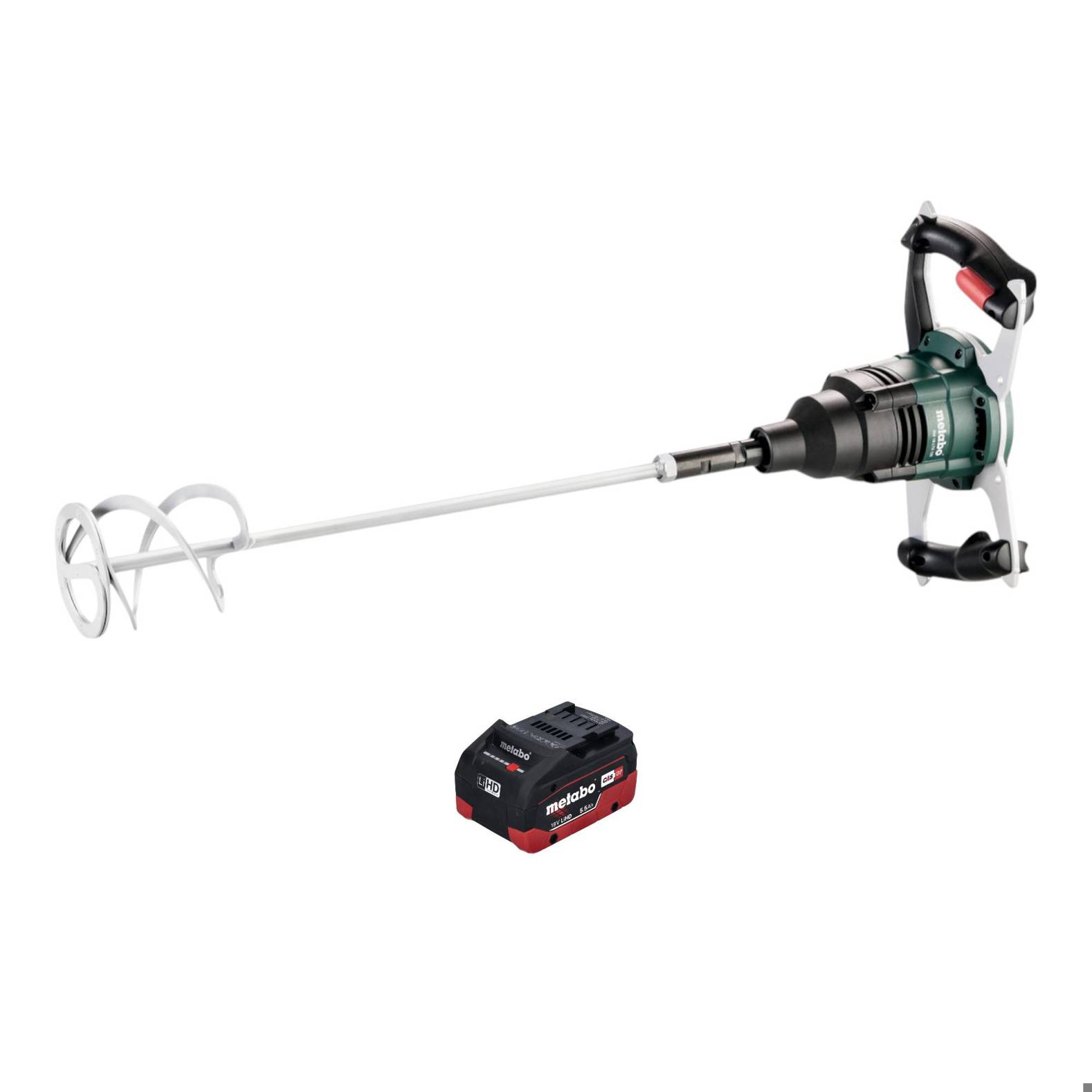 Metabo RW 18 LTX 120 Akku Rührwerk 18 V 40 l Mischmenge 1x LiHD Akku 5,5 Ah | ohne Ladegerät