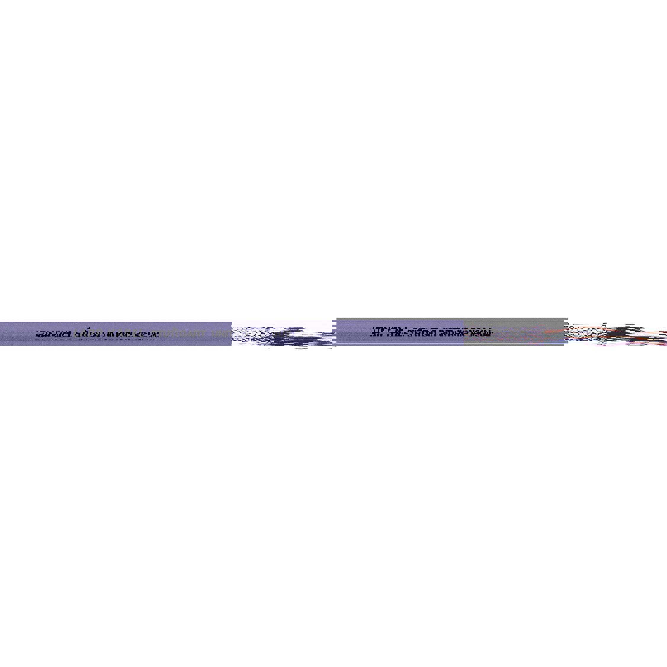LAPP - 2170264/1 - UNITRONIC® Busleitung 4x0.34mm² PVC Violett (Halogenfrei, Flammwidrig, Ölbeständig) - Meterware