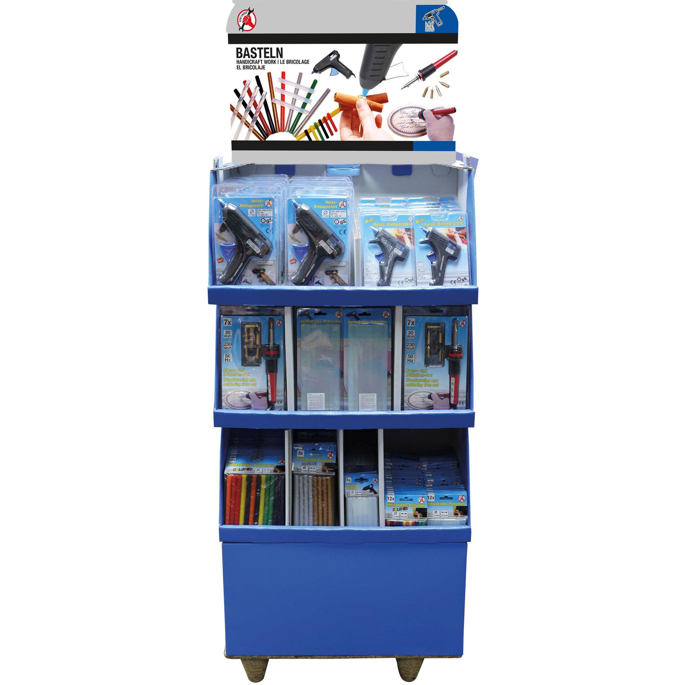 Verkaufsdisplay 1/4 Palette Basteln 233-tlg.