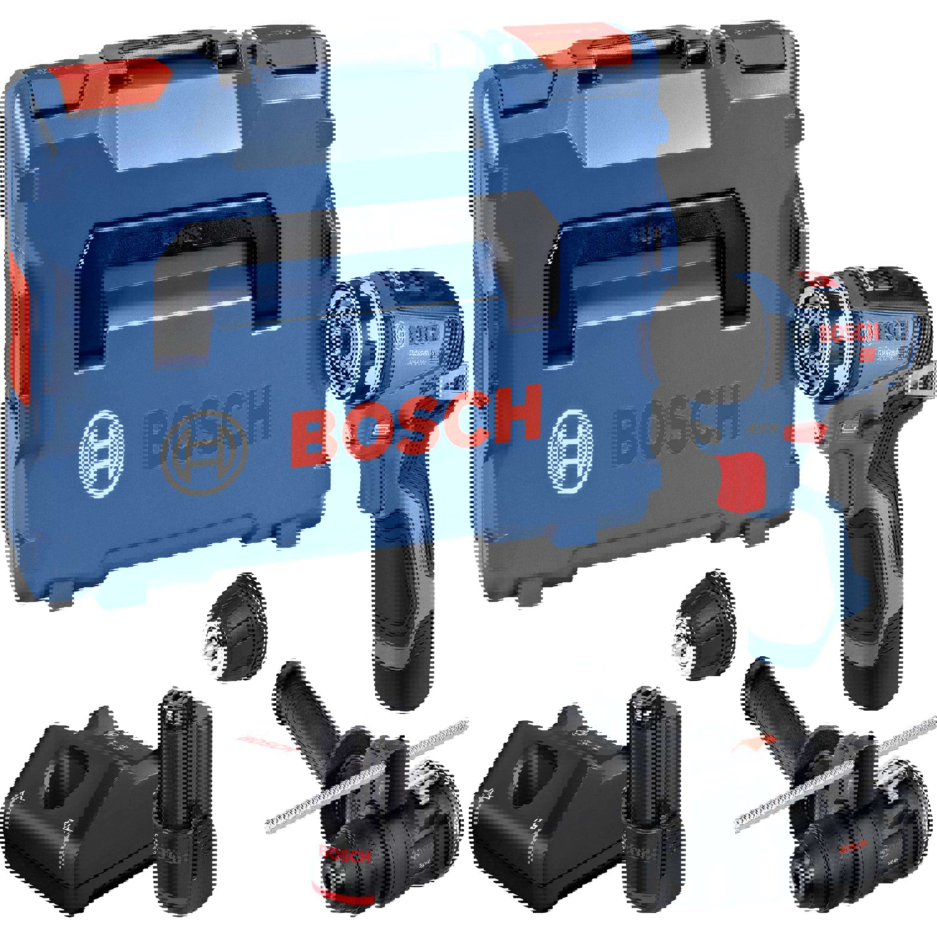 Bosch Professional GSR 12V-35 FC 06019H3009 Akku-Bohrschrauber 12 V Li-Ion bürstenlos | inkl. 2. Akku | inkl. Ladegerät | i